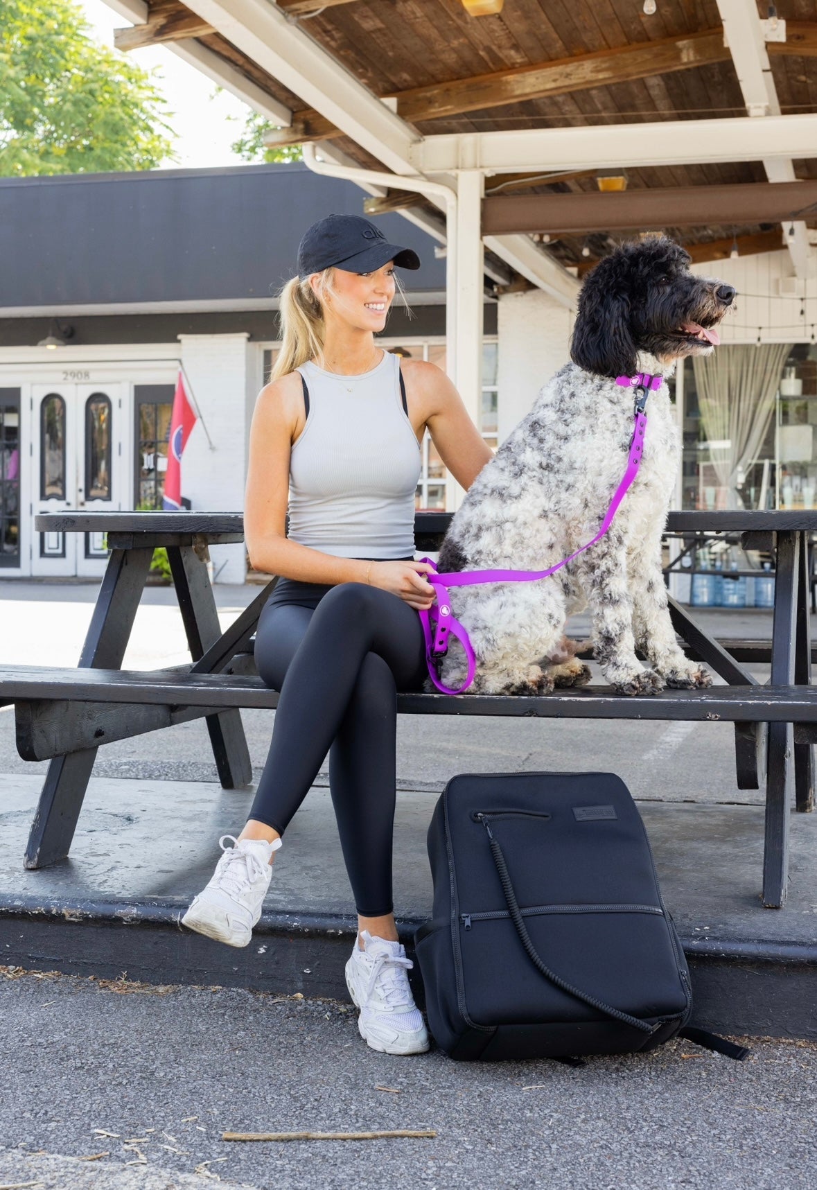 The Modern Dog Company - Electric Fuchsia Leash (Weather + Odor Resistant) - Doot's Pet LLC Collars For A Cause