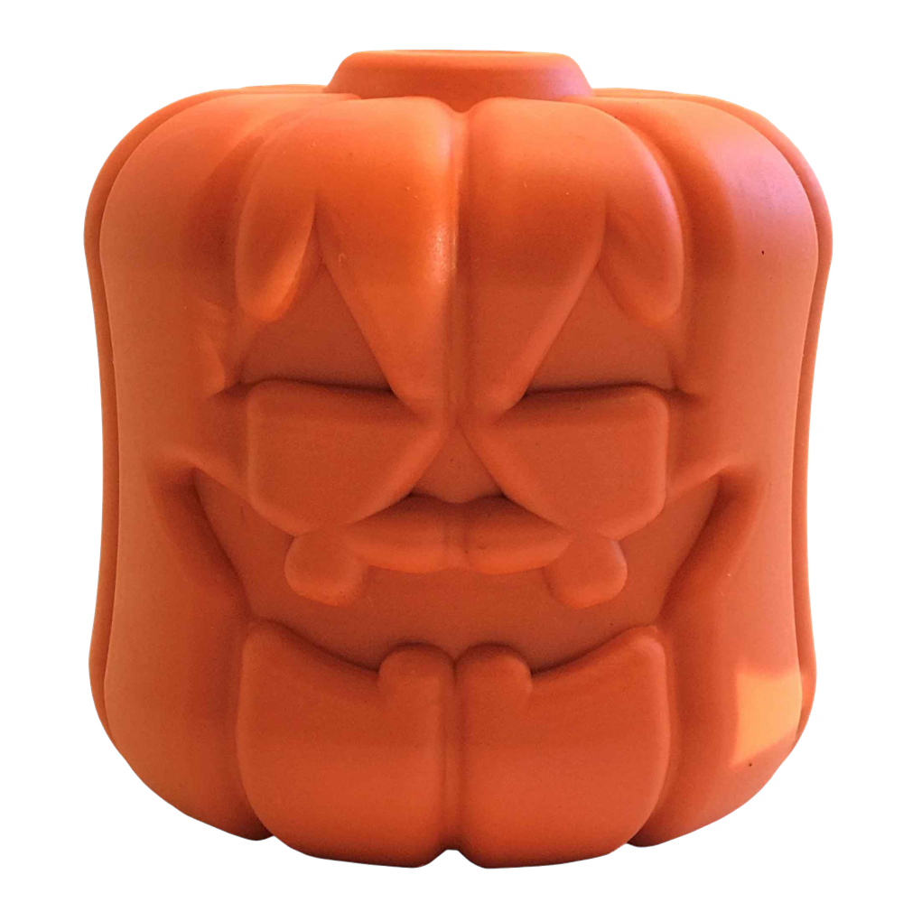 Jack O' Lantern eDispener Durable Rubber Chew Toy & Treat Dispenser - Doot's Pet LLC Collars For A Cause
