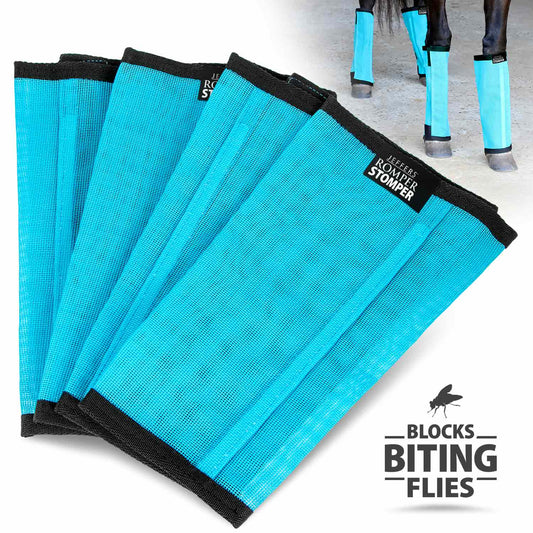 Pre-Sale Jeffers Romper Stomper "Stomp-Free" Fly Boots for Horses, 4 pack