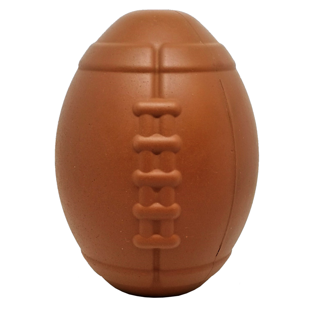 Football eDispenser Durable Rubber Chew Toy and Treat Dispenser - Doot's Pet LLC Collars For A Cause