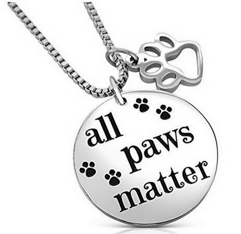 All Paws Matter Pendant Necklace