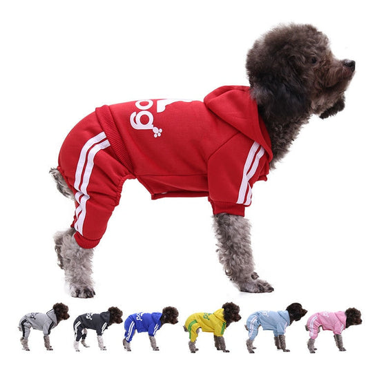 Adidog Hoodie | Small to Medium Dogs - Doot's Pet LLC Collars For A Cause