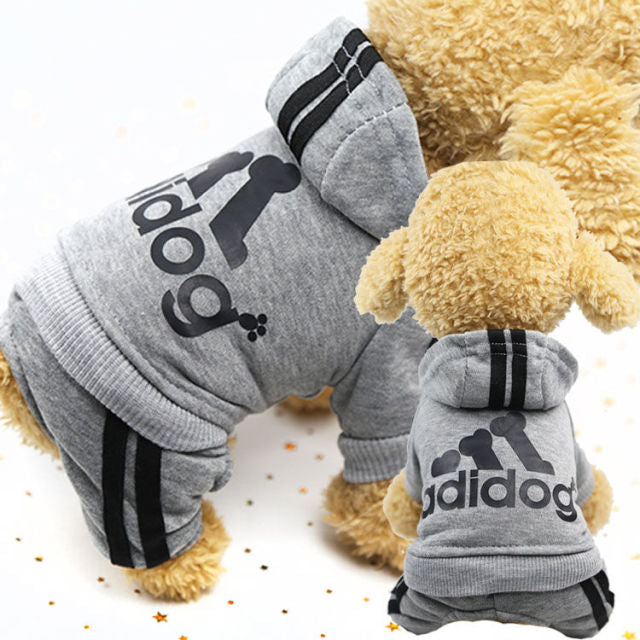 Adidog Hoodie | Small to Medium Dogs - Doot's Pet LLC Collars For A Cause