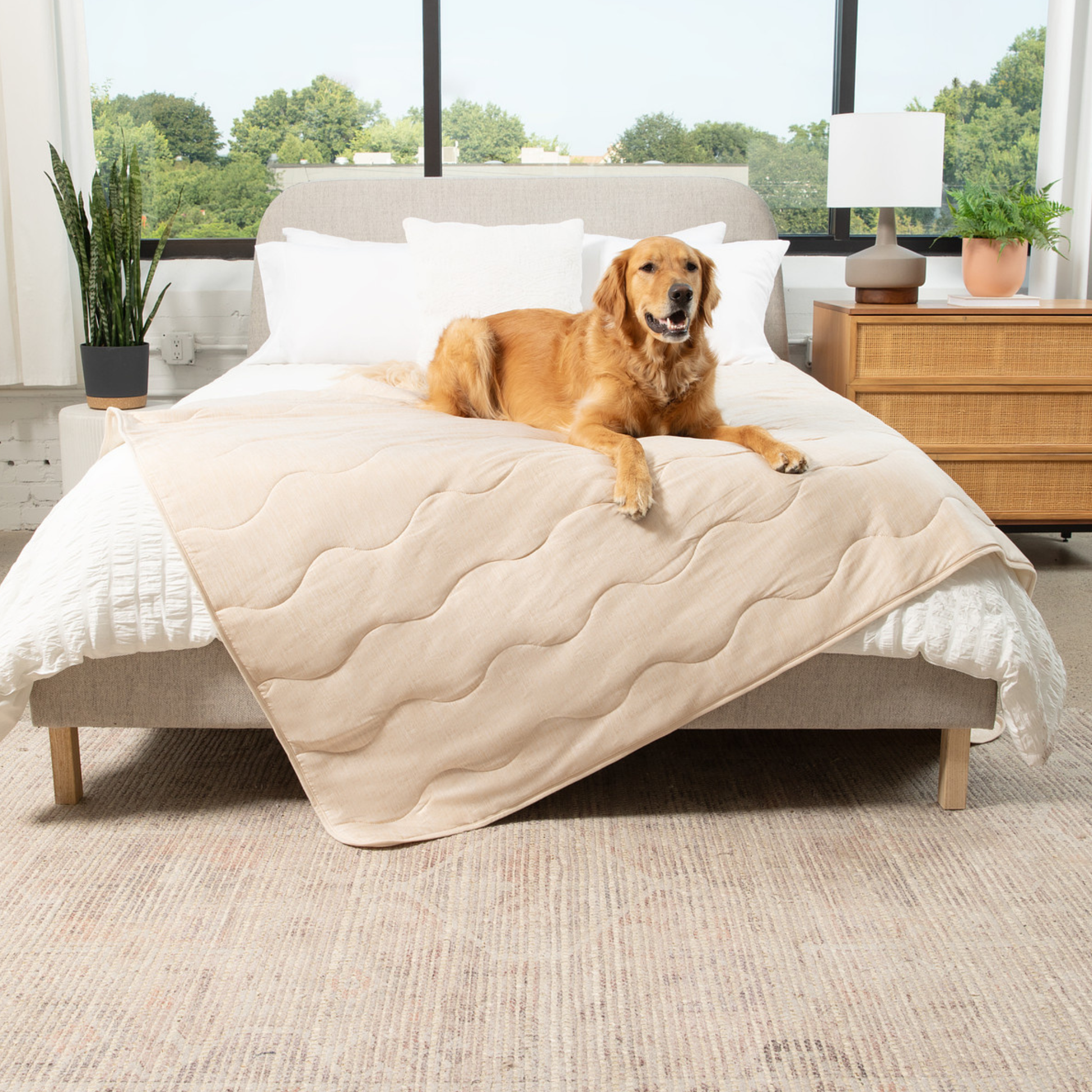 PupChill™ Cooling Waterproof Blanket - Arctic Sand - Doot's Pet LLC Collars For A Cause