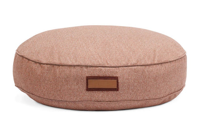 Round Pet Bed in Pittie Pink