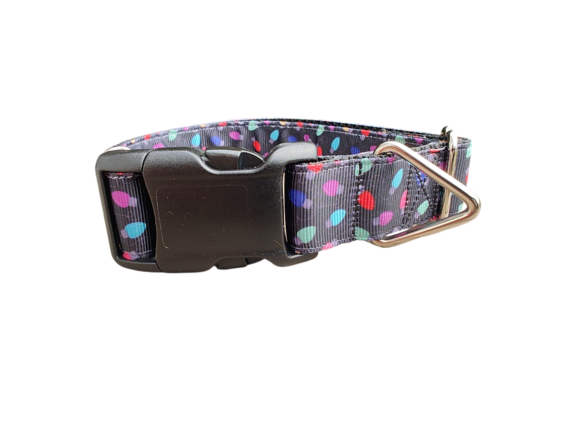 Christmas Lights Nylon Dog Collar - Doot's Pet LLC Collars For A Cause