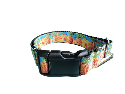 Pineapple Nylon Dog Collar - Doot's Pet LLC Collars For A Cause