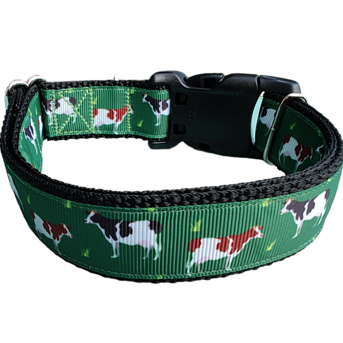 Cows Nylon Dog Collar - Doot's Pet LLC Collars For A Cause
