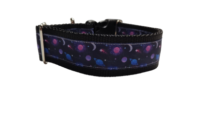 1.5" Wide Galaxy Space Nylon Dog Collar