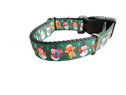 Winter Friends Nylon Dog Collar