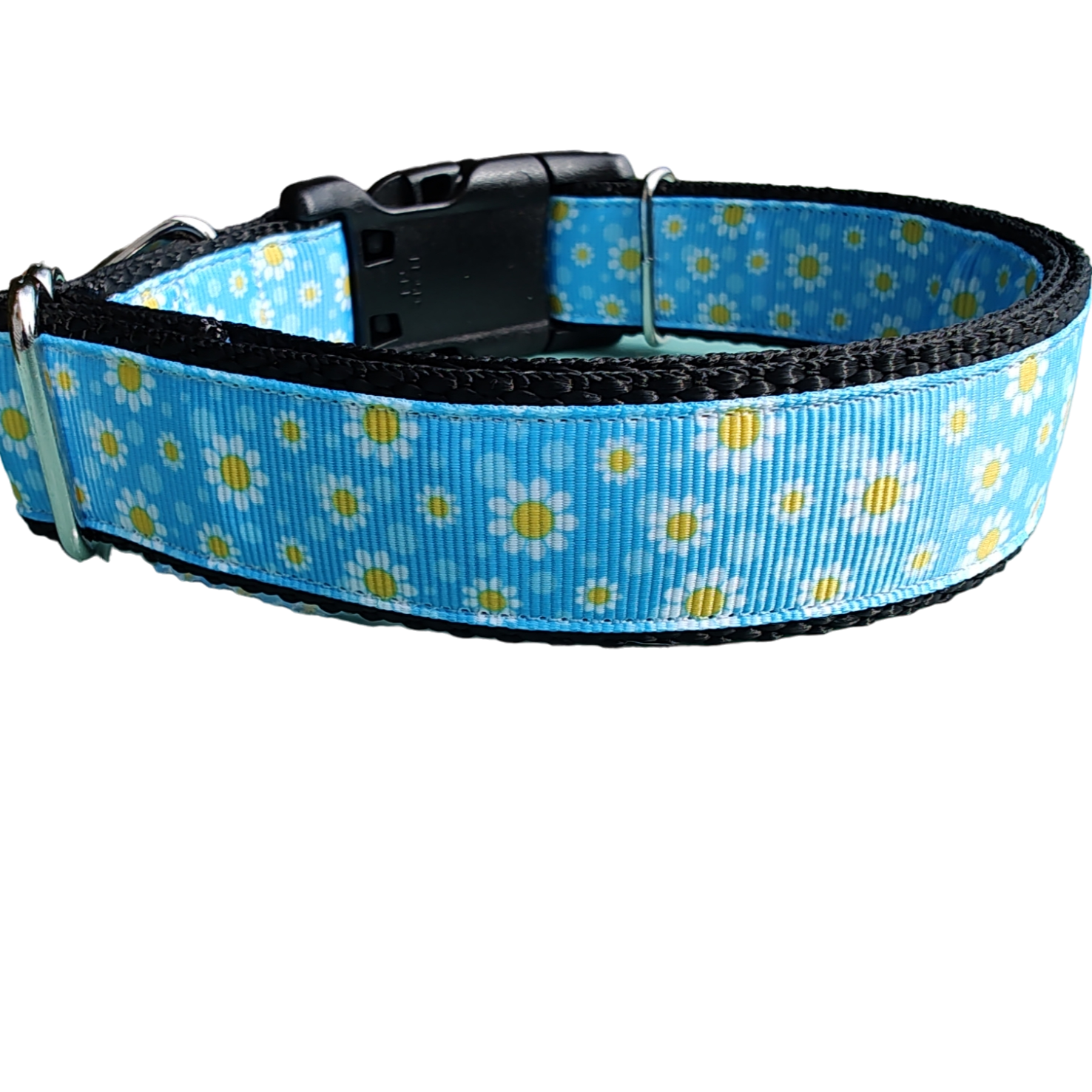 Daisies Nylon Dog Collar - Doot's Pet LLC Collars For A Cause