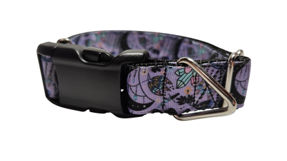 Witchy Crystals Nylon Dog Collar