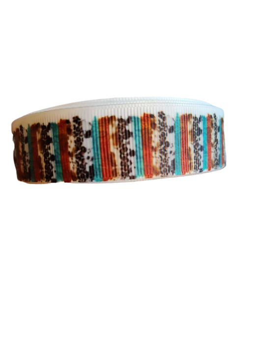 Western Stripes Nylon Dog Collar