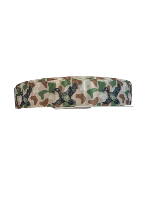 Camo Ducks Nylon Dog Collar