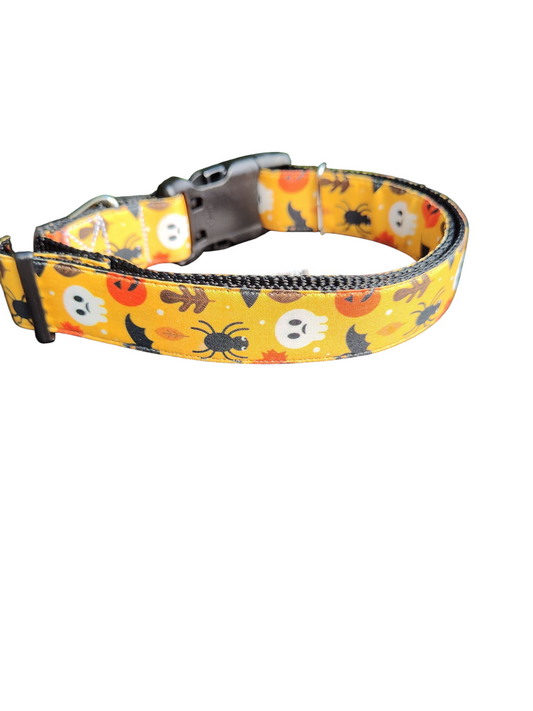 Spooky Night Nylon Dog Collar