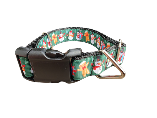 Winter Friends Nylon Dog Collar