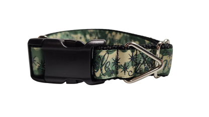 Asshole Green Camoflage Nylon Dog Collar