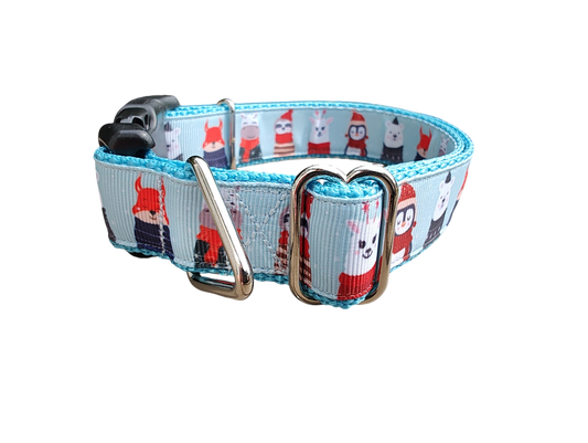 Animals in Sweaters Christmas Nylon Dog Collar