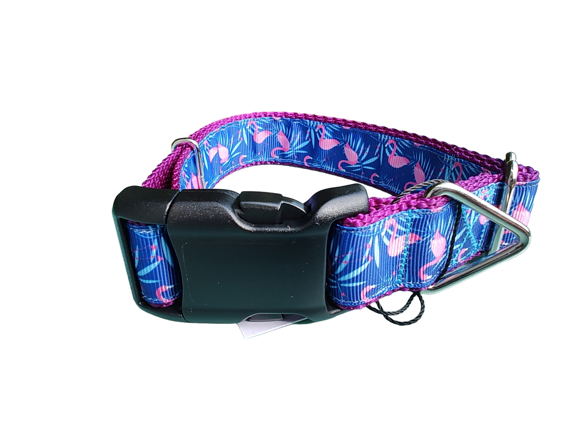 Flamingos Nylon Dog Collar - Doot's Pet LLC Collars For A Cause