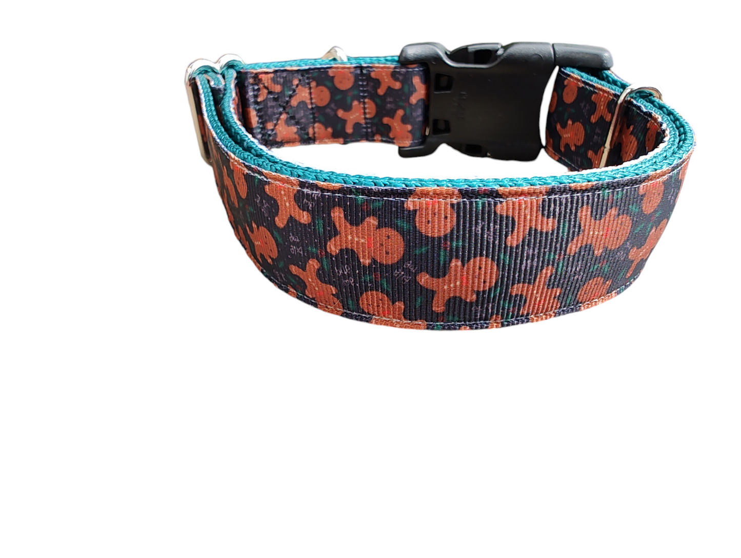 Gingerbread Men Christmas Nylon Dog Collar - Doot's Pet LLC Collars For A Cause