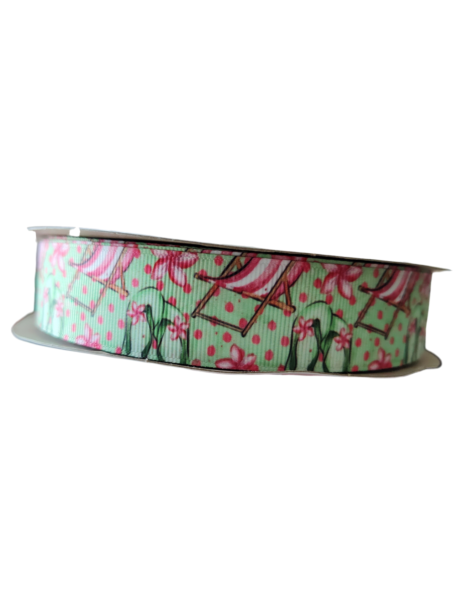 Beach Chairs and Flip Flops Nylon Dog Collar