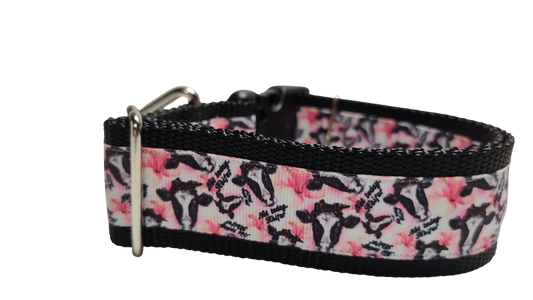 1.5" Wide Not Today Heifer Cow Nylon Dog Collar