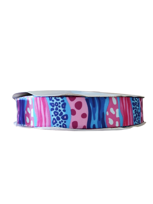 Whimsical Wild Patterns Nylon Dog Collar