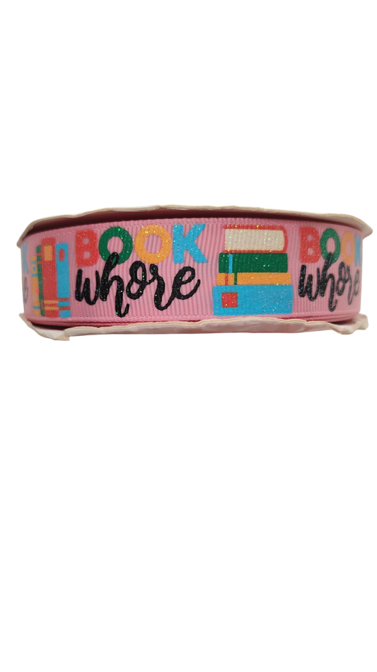 Book Whore Nylon Dog Collar