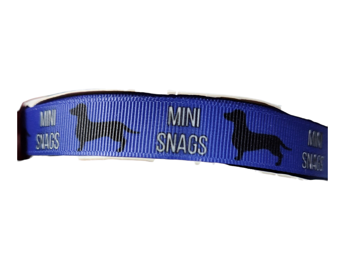 3/4" Mini Snags Weiner Dog Dog Collar