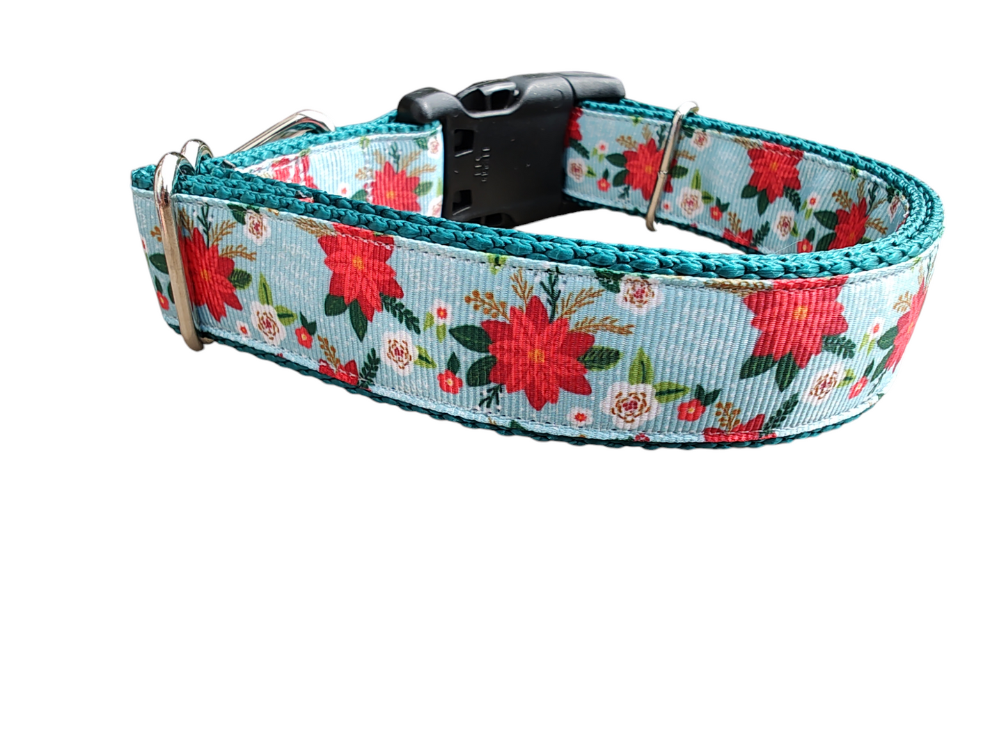 Secret Swear Christmas Nylon Dog Collar