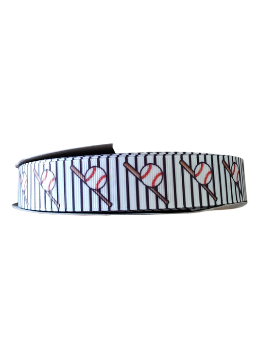 Baseball Bats And Balls Nylon Dog Collar