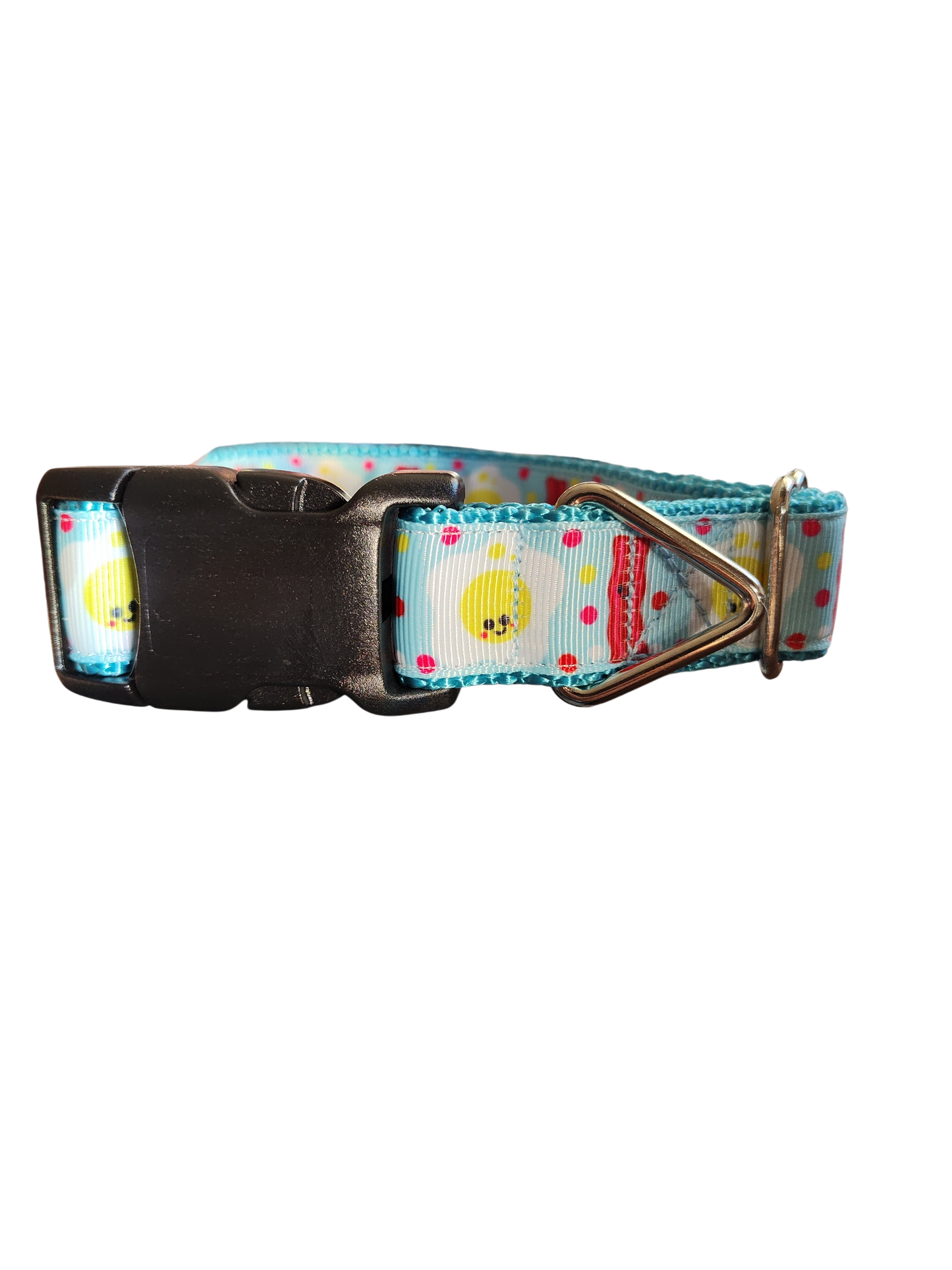 Bacon & Eggs Nylon Dog Collar