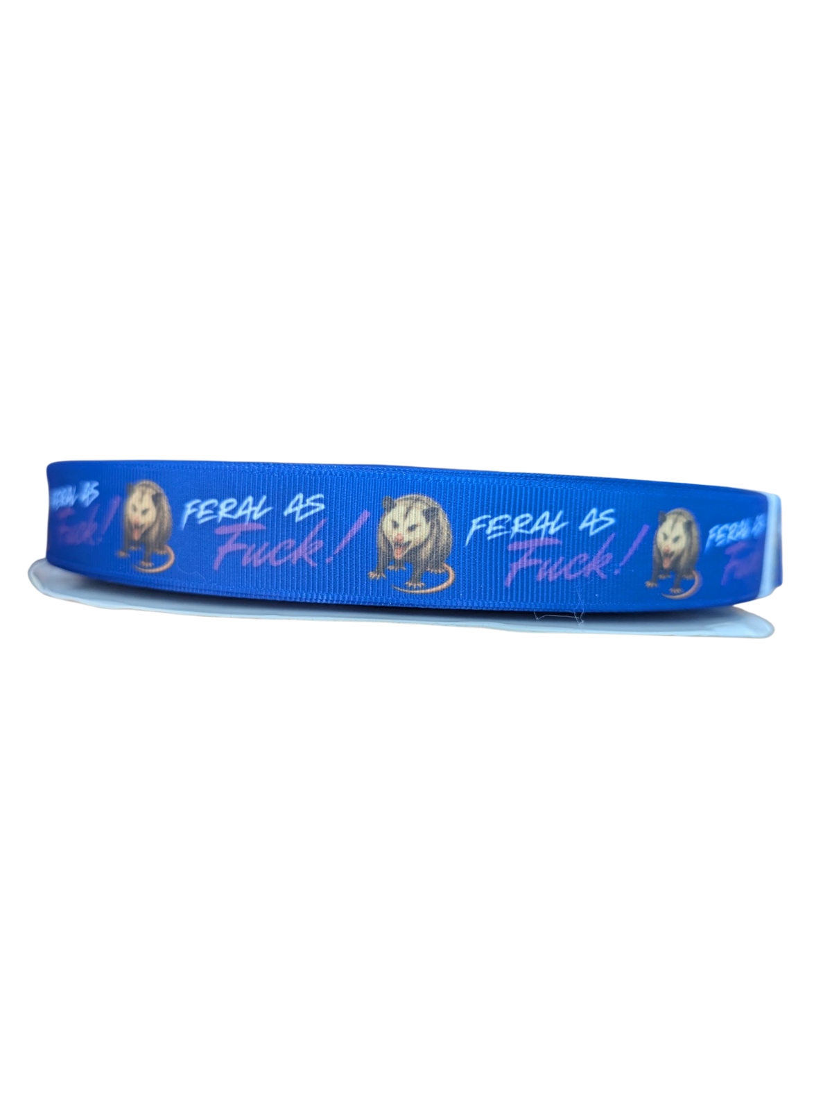 Feral As Fuck Opossum Nylon Dog Collar