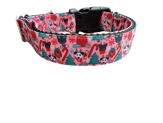 Festive Pups Christmas Nylon Dog Collar