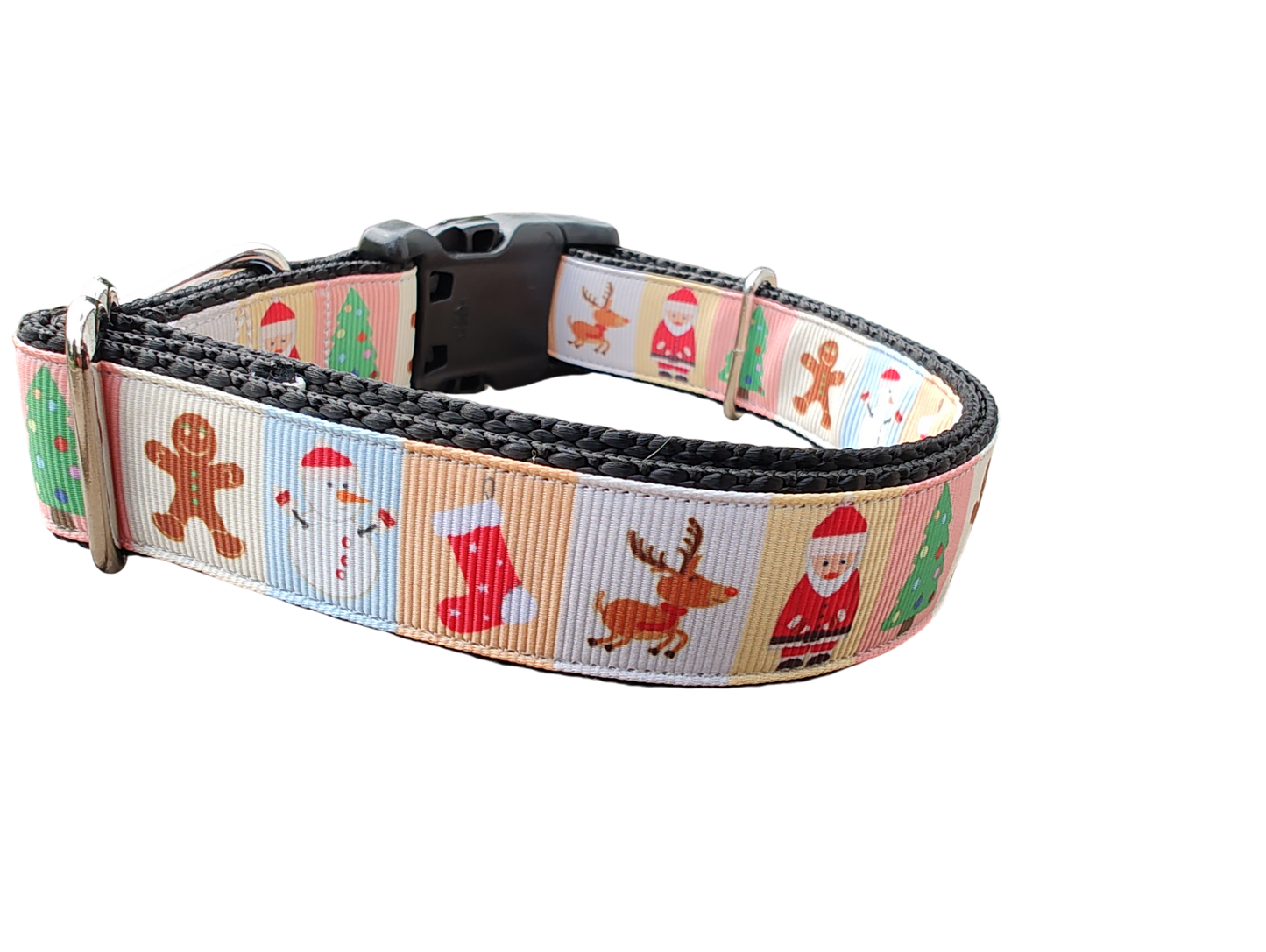 All Things Christmas Nylon Dog Collar