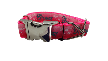 Powered By Bitchdust Nylon Dog Collar