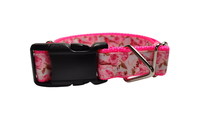 Rose Finch Bird Nylon Dog Collar