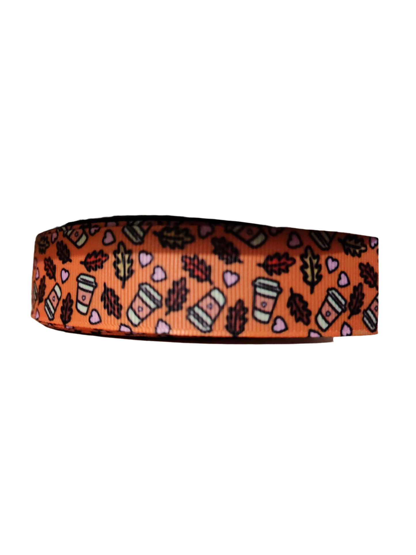 Fall Coffee Nylon Dog Collar
