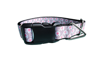 Elephants Nylon Dog Collar - Doot's Pet LLC Collars For A Cause