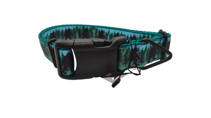 Bigfoot Forest Nylon Dog Collar