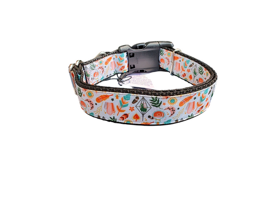 Feathers and Ferns Apothecary Nylon Dog Collar