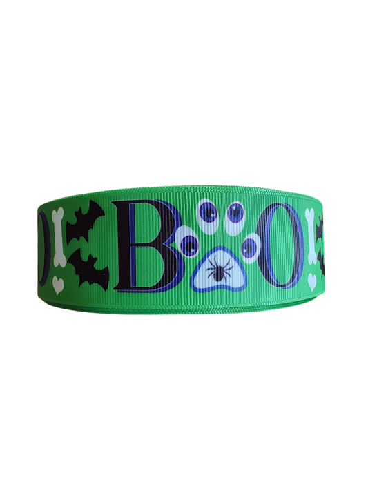 1.5" Wide Boo Paws Nylon Dog Collar