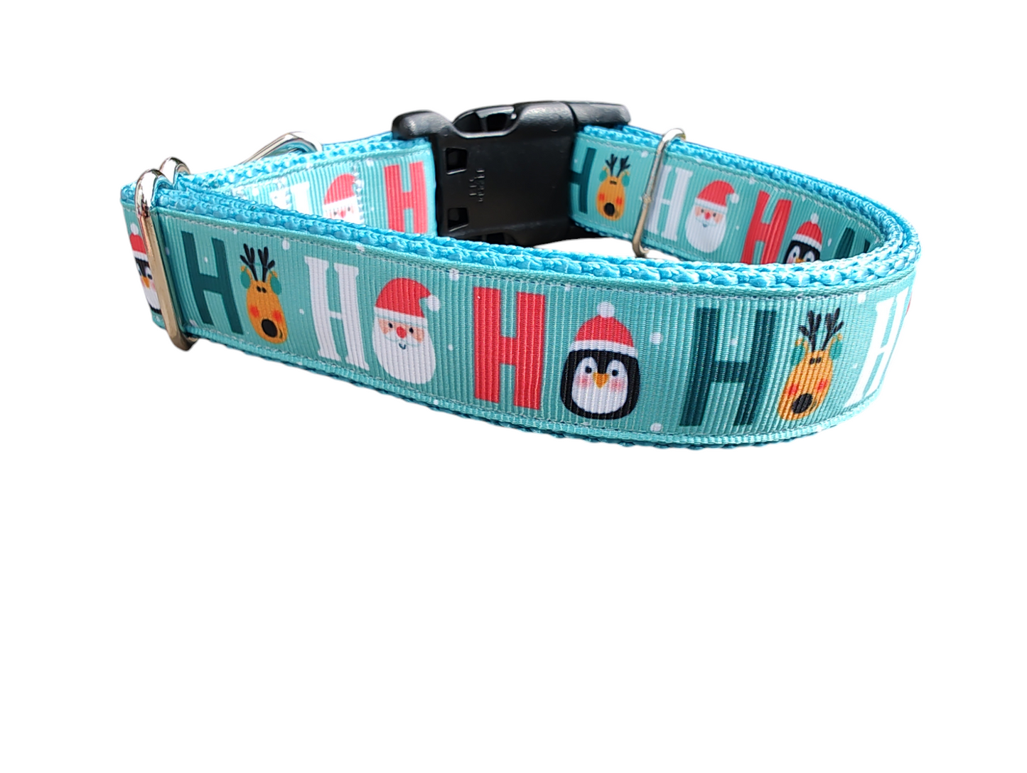 HO HO HO! Christmas Nylon Dog Collar