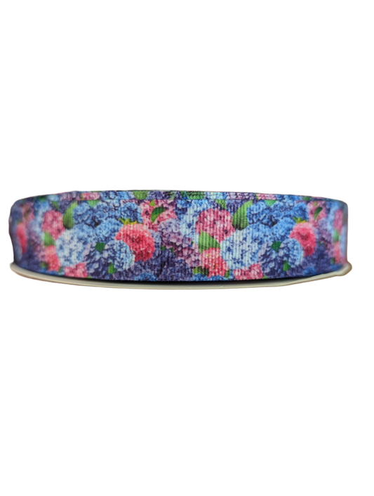 Hydrangea Flowers Nylon Dog Collar