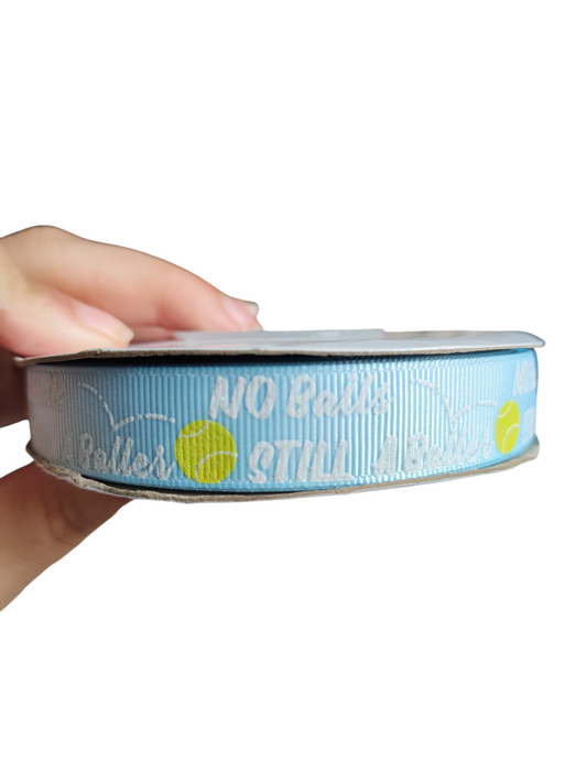 3/4" No Balls Still A Baller Nylon Dog Collar