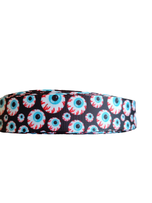 Eyeballs Nylon Dog Collar, Leash