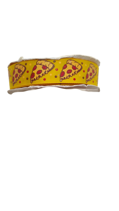 Pizza Nylon Dog Collar