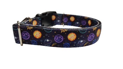 Space Travel Nylon Dog Collar