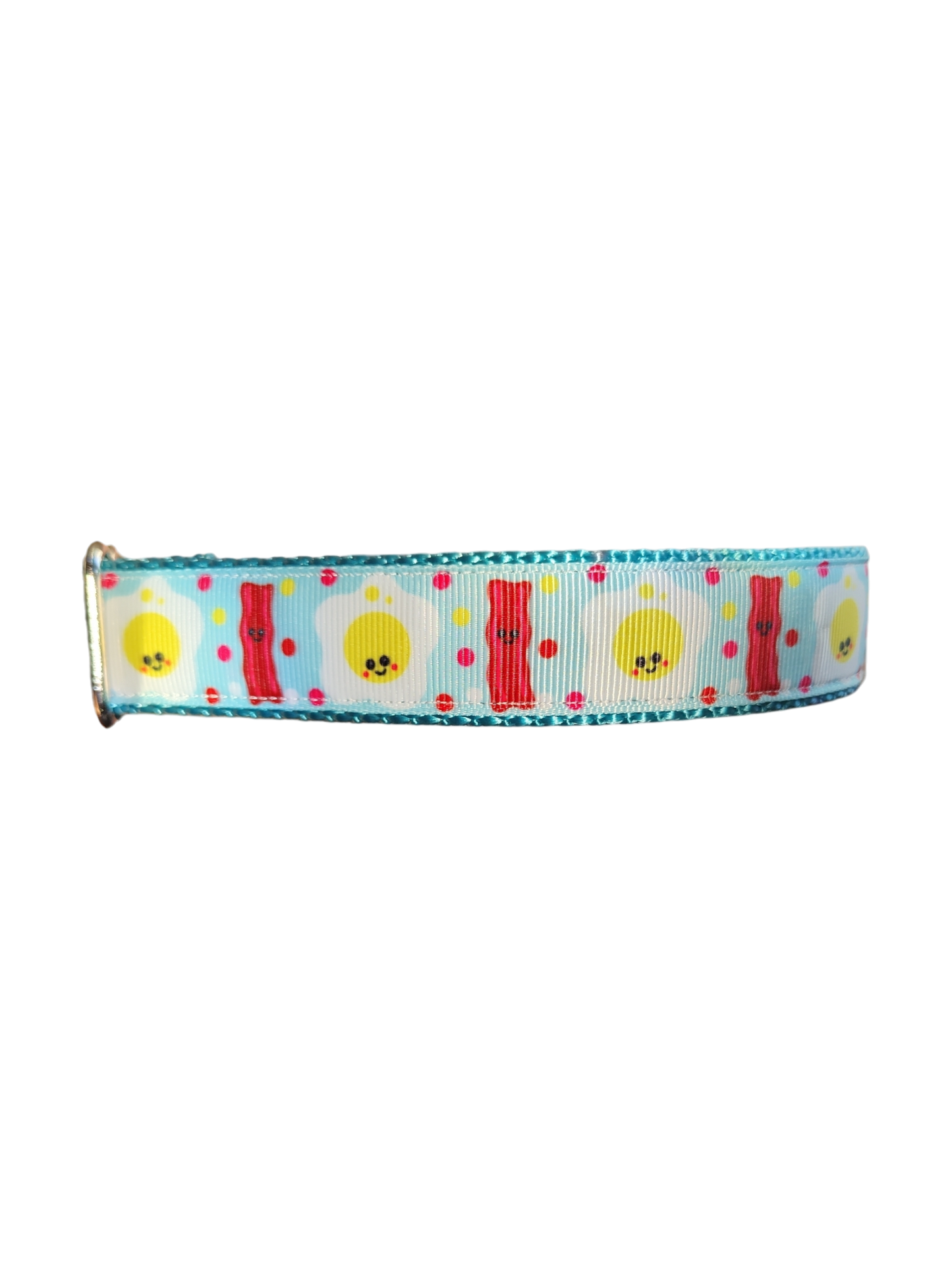 Bacon & Eggs Nylon Dog Collar