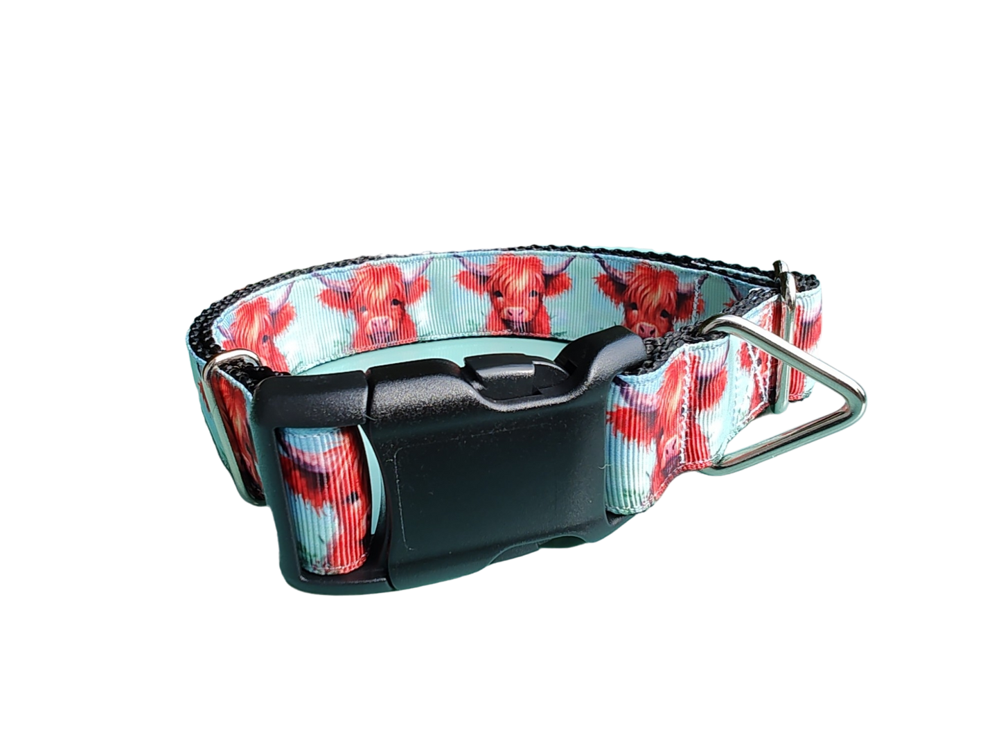 Highland Cows Nylon Dog Collar - Doot's Pet LLC Collars For A Cause